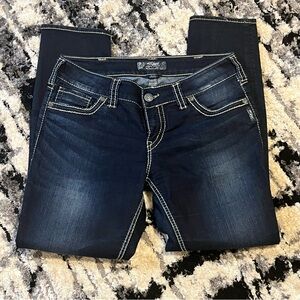 Silver Jeans Women's Dark Indigo Skinny Jeans